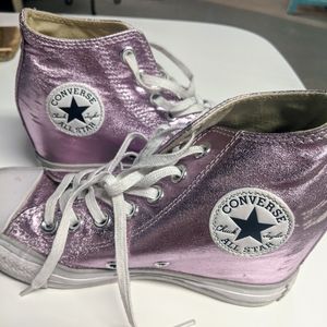 Rose quartz metallic converse all star